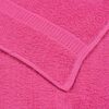 vidaXL Handt&uuml;cher FROGN 2 Stk. Rosa 100x200 cm 360 g/m&sup2;