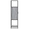 vidaXL Highboard Grau Sonoma 35,5x35x139 cm Holzwerkstoff und Metall