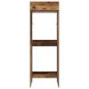 vidaXL Waschmaschinen-Schrank Altholz 67,5 x 68 x 200 cm Holzwerkstoff