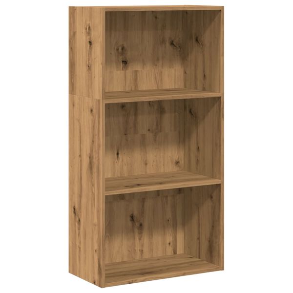 vidaXL B&uuml;cherregal Artisan-Eiche 60x30x114 cm Holzwerkstoff