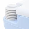 vidaXL Camping-Toilette Helles Blau und Wei&szlig; 41,5 x 36,5 x 30 cm