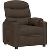 vidaXL Relaxsessel Dunkelbraun Stoff