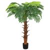 vidaXL K&uuml;nstliche Palme Cycas mit Topf 160 cm Gr&uuml;n