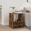 vidaXL Magazinregal Ger&auml;ucherte Eiche 35 x 30 x 45 cm