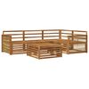 vidaXL Outdoor-Sofagarnitur 5 pcs Natur Massivholz Akazie