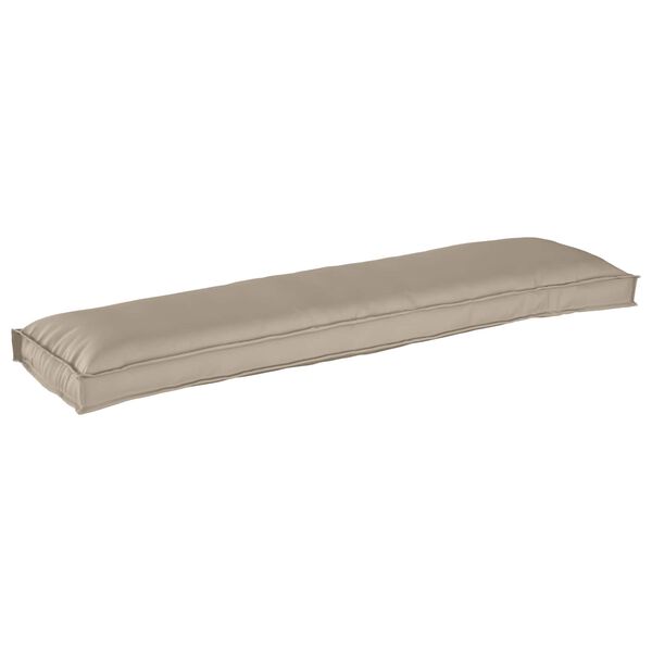 vidaXL Palettenkissenset 2 pcs Taupe 150 x 40 x 8 cm Oxford-Stoff