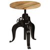 vidaXL Bartisch Massivholz Mango 60&times;(76-110) cm