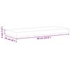 vidaXL Schweberegale 2 Stk. Eichen-Optik und Wei&szlig; 60x23,5x3,8 cm MDF