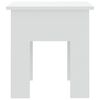 vidaXL Couchtisch Weiß 40x40x42 cm Holzwerkstoff