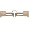 vidaXL Couchtisch Sonoma-Eiche 100x50x45 cm Holzwerkstoff