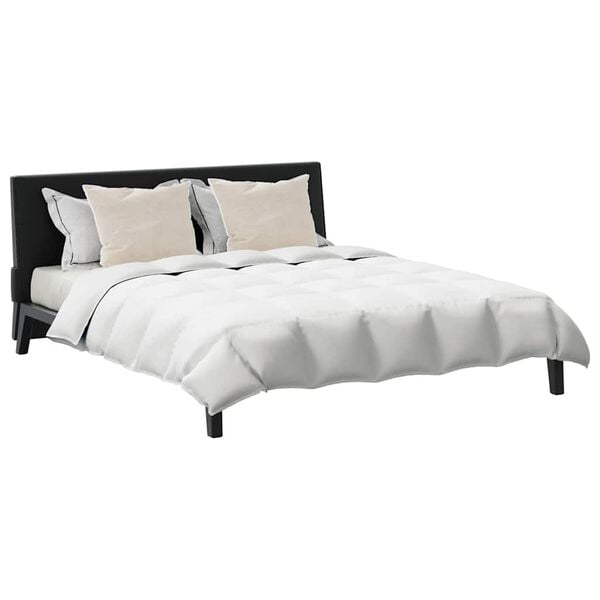 vidaXL Bettdecken Set mit Kissen 3 pcs Weiß Daunenfeder