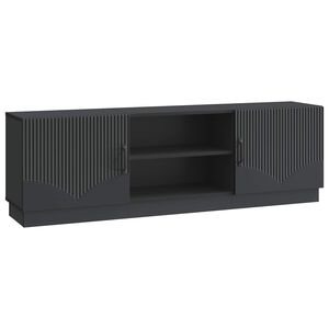 vidaXL TV-Schr&auml;nk Schwarz 150 x 31 x 47 cm Holzwerkstoff