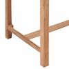 vidaXL Outdoor-Bartisch 110x60x105 Massivholz Teak