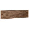 vidaXL Kopfteil Wandmontiert Natur 200 cm Massivholz Teak