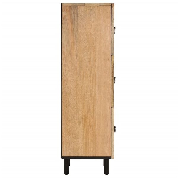 vidaXL Beistellschrank 40x33x110 cm Massivholz Mango