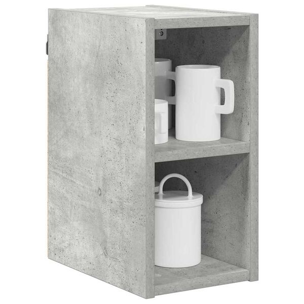 vidaXL H&auml;ngeschrank Beton Grau 20 x 29,5 x 40 cm Holzwerkstoff
