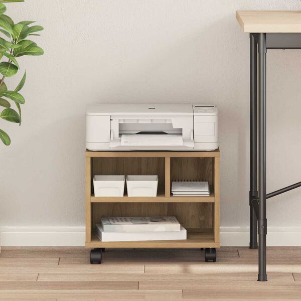 vidaXL Druckerst&auml;nder Artisan-Eiche 41 x 32 x 34,5 cm Holzwerkstoff