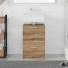 vidaXL Badezimmerschrank Artisan-Eiche 40 x 37 x 59 cm Holzwerkstoff