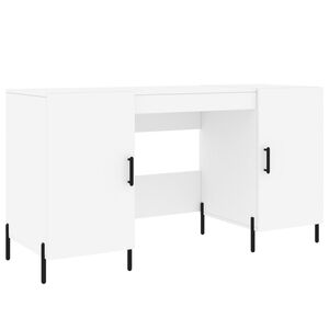 vidaXL Schreibtisch Wei&szlig; 140x50x75 cm Holzwerkstoff