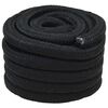 vidaXL Bootsseil 4 mm 10 m Schwarz