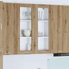 vidaXL H&auml;ngeschrank Artisan-Eiche 80 x 31 x 100 cm Holzwerkstoff