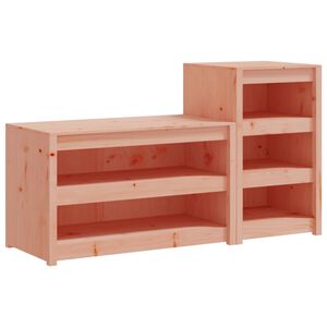 vidaXL Outdoor-K&uuml;chenschr&auml;nke MEPPEL 2 Stk. Massivholz Douglasie