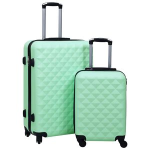 vidaXL Hartschalen-Trolley-Set 2 Stk. Minzgr&uuml;n ABS