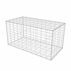 vidaXL Gabionenkorb Stahl 100&times;50&times;50 cm