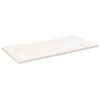 vidaXL Schreibtischplatte Wei&szlig; 110x60x2,5 cm Massivholz Kiefer