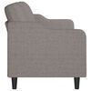vidaXL 3-Sitzer-Sofa Taupe 180 cm Stoff