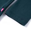 Kinder-Langarmshirt Dunkelgr&uuml;n 104