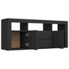vidaXL TV-Schrank Schwarz 120x30x50 cm Holzwerkstoff