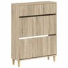vidaXL Schuhschrank ARNHEM 78 x 24 x 103 cm Holzwerkstoff Sonoma-Eiche