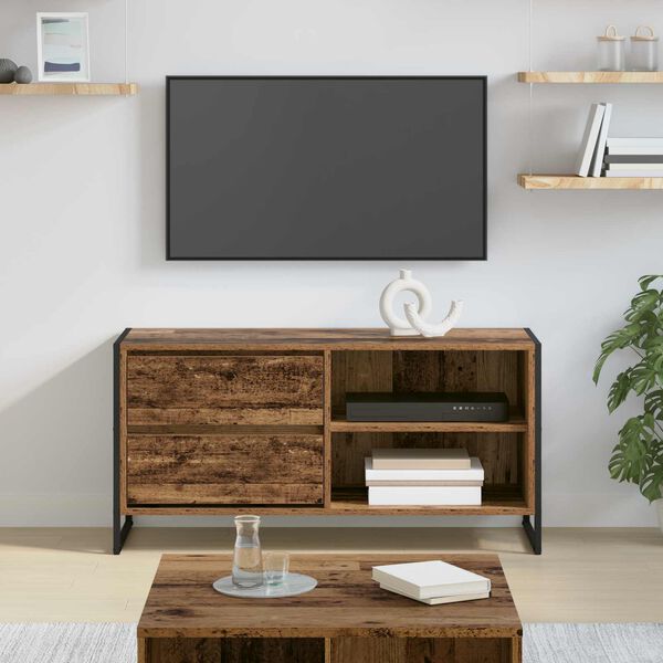 vidaXL TV-Schr&auml;nk Altholz 100 x 36 x 49,5 cm Holzwerkstoff