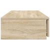 vidaXL Bettschubladen Sonoma-Eiche 120 x 36,5 x 16,5 cm Holzwerkstoff