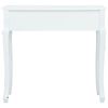 vidaXL Konsolentisch Weiß 80 x 40 x 74 cm Holz