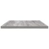 vidaXL Wandregale 4 Stk. Grau Sonoma 60x20x1,5 cm Holzwerkstoff