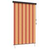 vidaXL Rollo Mehrfarbig 80 x 250 cm Stoff und Aluminium