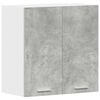 vidaXL K&uuml;chenwandschrank Betongrau 60x31x60 cm Holzwerkstoff