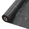 vidaXL Unkraut- und Wurzelschutzfolie PP 2 x 100 m Schwarz