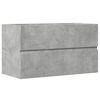vidaXL Bad-H&auml;ngeschrank Betongrau 80x38,5x45 cm Holzwerkstoff