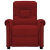 vidaXL Massagesessel Elektrisch Weinrot Kunstleder
