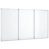 vidaXL Magnetisches Whiteboard Klappbar 120x100x1,7 cm Aluminium