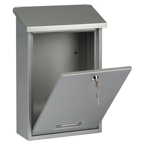 Practo Garden Briefkasten Dublin Silbern