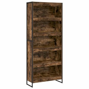 vidaXL B&uuml;cherregal 80 x 30 x 189,5 cm Holzwerkstoff Raucharbe