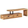 vidaXL TV-St&auml;nder (118-200) x 30 x 40 cm Massivholz Akazie