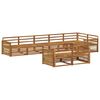 vidaXL Outdoor-Sofagarnitur 8 stk. Natur