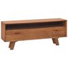 vidaXL TV-Schrank 110x30x45 cm Teak Massivholz