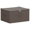 vidaXL Aufbewahrungsbox Grau 43 x 34 x 23 cm Vliesstoff