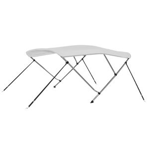 vidaXL 3-Bow Bimini Top Wei&szlig; 183x140x137 cm